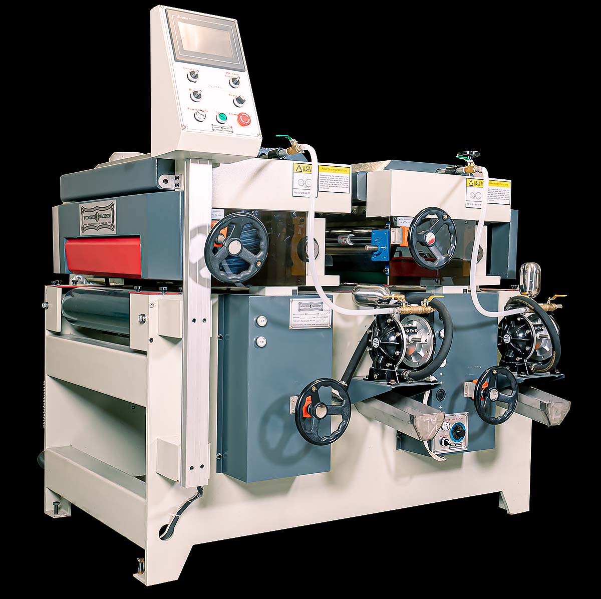 Double Head Roll Coater Industrial Woodworking Machines by WoodTech